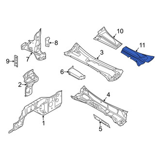 Ford OE - Left Cowl Cover