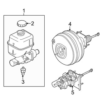 Ford OE - Cab - Components on Dash Panel (Regular Cab), (Regular Cab)