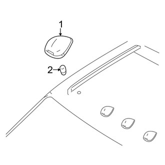 Ford OE - Cab - Roof Lamps (Regular Cab), (Regular Cab)