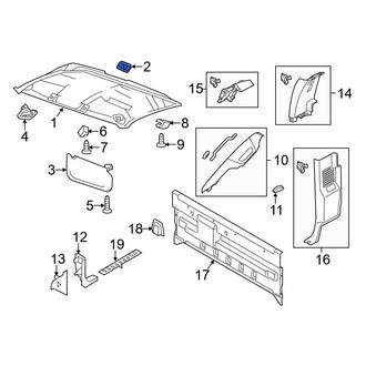 Ford OE - Headliner Clip