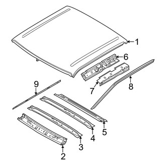 Ford OE - Cab - Roof & Components (SuperCab)
