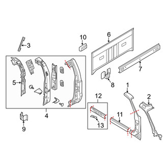 Ford OE - Cab - Back Panel (SuperCab)