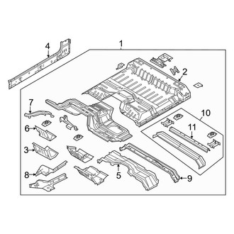 Ford OE - Cab - Floor (SuperCab)