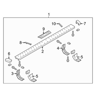 Ford OE - Cab - Running Board (Type 3), (SuperCab)