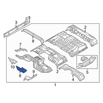 Ford OE - Center Right Floor Pan Crossmember