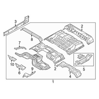 Ford OE - Cab - Floor (Crew Cab)