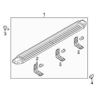 Ford OE - Cab - Running Board (Type 1), (Crew Cab)