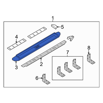 Ford OE - Running Board Step Pad