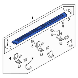 Ford OE - Running Board Step Pad