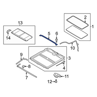 Ford OE - Sunroof Drip Rail
