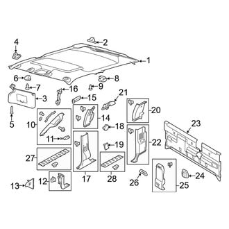 Ford OE - Cab - Interior Trim (Crew Cab)