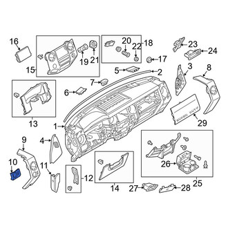 Ford OE - Instrument Panel Bezel