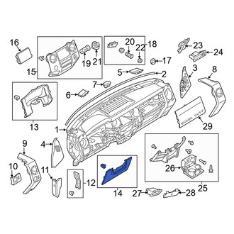 Ford OE - Instrument Panel Knee Bolster