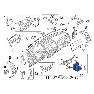 Ford OE - Instrument Panel Cup Holder