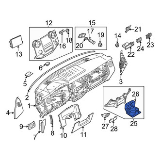 Ford OE - Instrument Panel Cup Holder