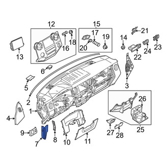 Ford OE - Instrument Panel Bezel