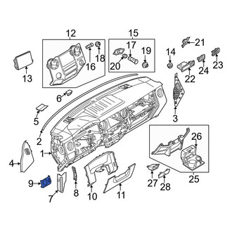 Ford OE - Instrument Panel Bezel