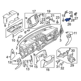 Ford OE - Instrument Panel Storage Compartment