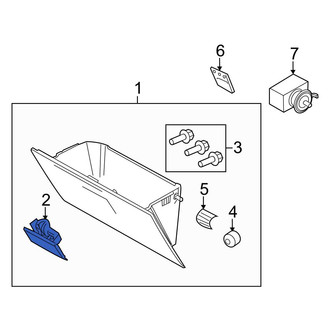 Ford OE - Front Glove Box Latch
