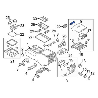 Ford OE - Center Console Latch