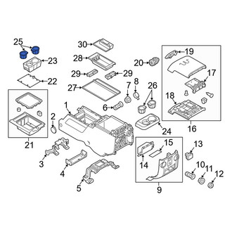 Ford OE - Front Console Cup Holder