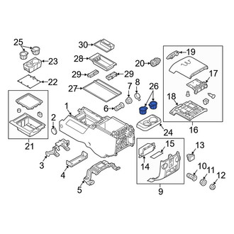 Ford OE - Front Console Cup Holder