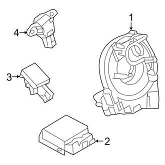 Ford OE - Restraint Systems - Air Bag Components (Modules & Sensors), (Crew Cab)