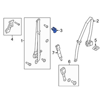 Ford OE - Seat Belt Retractor Cover
