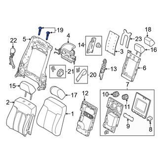 Ford OE - Front Headrest Guide