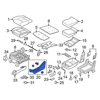 Ford OE - Front Left Seat Trim Panel