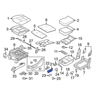 Ford OE - Front Left Power Seat Switch Bezel