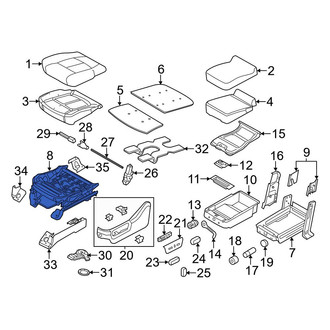 Ford OE - Front Right Seat Frame