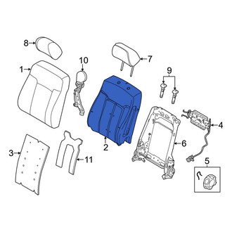 Ford OE - Front Left Seat Back Cushion