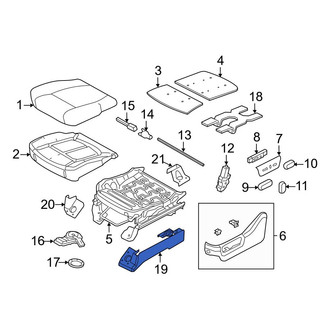 Ford OE - Front Left Outer Seat Track Cover