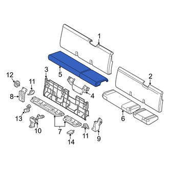 Ford OE - Front Left Outer Seat Cover