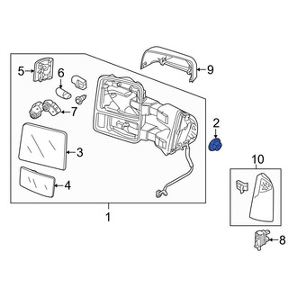 Ford OE - Door Mirror Nut