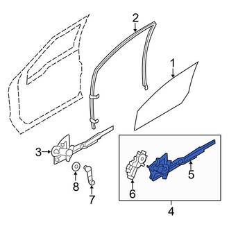 Ford OE - Rear Center Window Regulator
