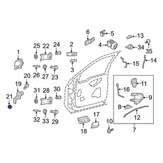 Ford OE - Bumper Cover Nut
