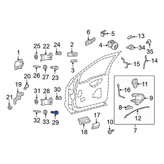 Ford OE - Lower Bumper Face Bar Mount Bolt