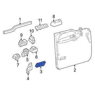 Ford OE - Front Door Access Cover