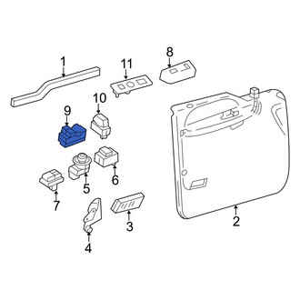 Ford OE - Front Right Door Window Switch