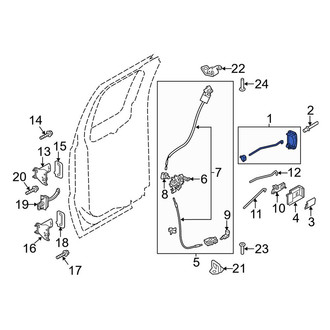 Ford OE - Rear Right Outer Exterior Door Handle