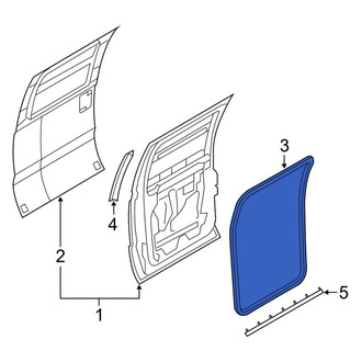 Ford OE - Rear Inner Door Seal