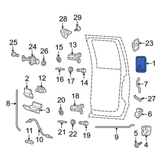 Ford OE - Front Right Outer Exterior Door Handle