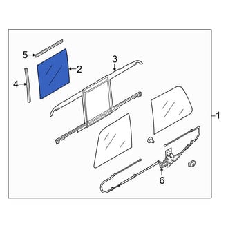 Ford OE - Rear Back Glass