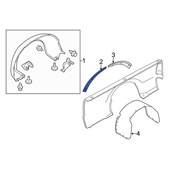 Ford OE - Front Right Wheel Housing Bracket