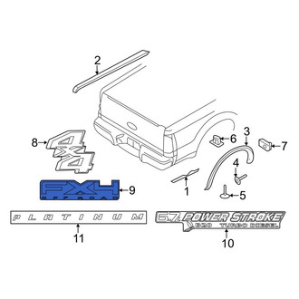 Ford OE - Rear Truck Bed Decal