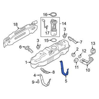 Ford OE - Front Fuel Tank Strap