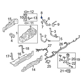 Ford OE - Fuel Filler Hose Clamp