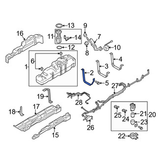 Ford OE - Front Fuel Tank Strap